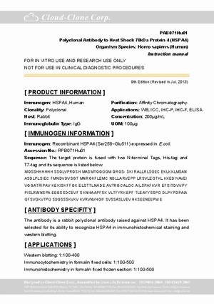 Polyclonal-Antibody-to-Heat-Shock-70kDa-Protein-4--HSPA4--PAB071Hu01.pdf