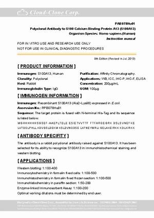 Antibody-to-S100-Calcium-Binding-Protein-A13--S100A13--A91078Hu01.pdf