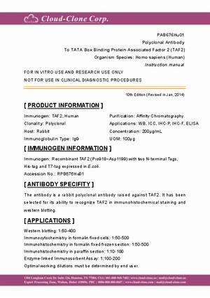 Polyclonal-Antibody-to-TATA-Box-Binding-Protein-Associated-Factor-2--TAF2--PAB676Hu01.pdf