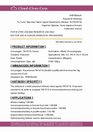 Polyclonal-Antibody-to-Tumor-Necrosis-Factor-Ligand-Superfamily--Member-13--TNFSF13--PAB750Hu01.pdf