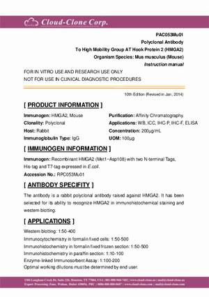 Polyclonal-Antibody-to-High-Mobility-Group-AT-Hook-Protein-2--HMGA2--PAC053Mu01.pdf