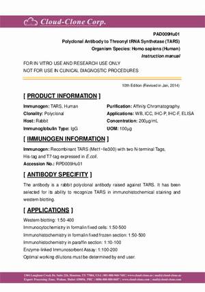 Polyclonal-Antibody-to-Threonyl-tRNA-Synthetase--TARS--PAD009Hu01.pdf