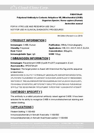 Antibody-to-Carbonic-Anhydrase-VB--Mitochondrial--CA5B--A93072Hu01.pdf