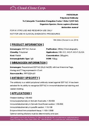 Polyclonal-Antibody-to-Eukaryotic-Translation-Elongation-Factor-1-Beta-2--EEF1b2--PAF022Hu01.pdf