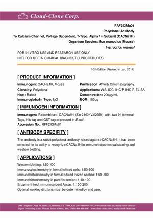 Polyclonal-Antibody-to-Calcium-Channel--Voltage-Dependent--T-Type--Alpha-1H-Subunit--CACNa1H--PAF243Mu01.pdf