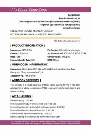 Polyclonal-Antibody-to-O-Fucosylpeptide-3-Beta-N-Acetylglucosaminyltransferase--RFNG--PAK276Ra01.pdf