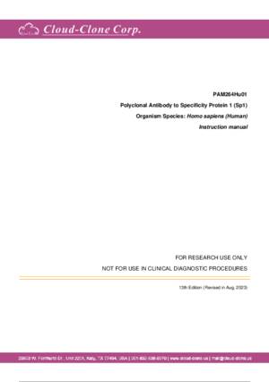 Polyclonal-Antibody-to-Specificity-Protein-1-(Sp1)-PAM264Hu01.pdf