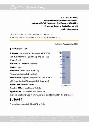 Recombinant-Regulated-On-Activation-In-Normal-T-Cell-Expressed-And-Secreted--RANTES--RPA116Gu01.pdf