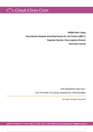 Recombinant-Ubiquitin-Activating-Enzyme-E1-Like-Protein-(UBE1L)-RPB027Hu01.pdf