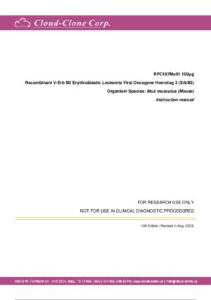 Recombinant-V-Erb-B2-Erythroblastic-Leukemia-Viral-Oncogene-Homolog-3-(ErbB3)-RPC187Mu01.pdf