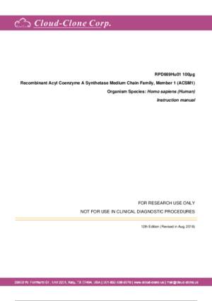 Recombinant-Acyl-Coenzyme-A-Synthetase-Medium-Chain-Family--Member-1-(ACSM1)-RPD669Hu01.pdf