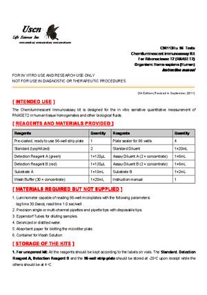 CLIA-Kit-for-Ribonuclease-T2--RNASET2--C90113Hu.pdf