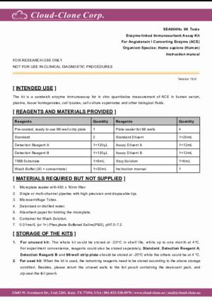 ELISA-Kit-for-Angiotensin-I-Converting-Enzyme-(ACE)-SEA004Hu.pdf