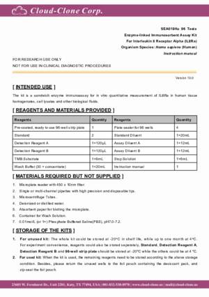 ELISA-Kit-for-Interleukin-8-Receptor-Alpha-(IL8Ra)-SEA019Hu.pdf