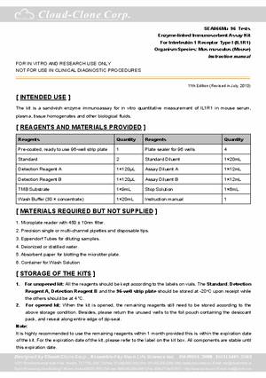 ELISA-Kit-for-Interleukin-1-Receptor-Type-I-(IL1R1)-E90066Mu.pdf