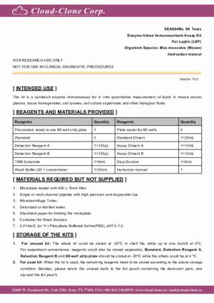 ELISA-Kit-for-Leptin-(LEP)-SEA084Mu.pdf