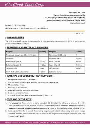 ELISA-Kit-for-Macrophage-Inflammatory-Protein-3-Beta-(MIP3b)-SEA096Ca.pdf