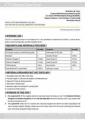 ELISA-Kit-for-Cluster-Of-Differentiation-40-Ligand--CD40L--SEA119Ca.pdf