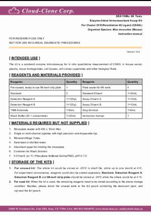 ELISA-Kit-for-Cluster-Of-Differentiation-40-Ligand-(CD40L)-SEA119Mu.pdf