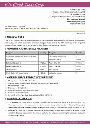 ELISA-Kit-for-Histone-H3-(H3)-SEA285Mi.pdf