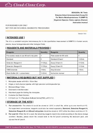 ELISA-Kit-for-Matrix-Metalloproteinase-15-(MMP15)-SEA322Hu.pdf