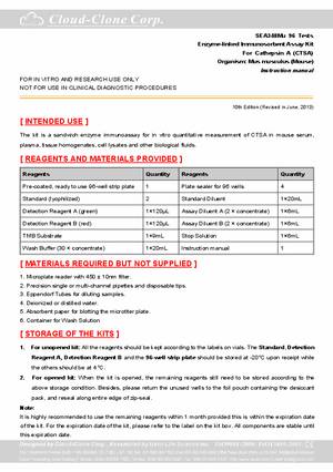 ELISA-Kit-for-Cathepsin-A--CTSA--E90348Mu.pdf