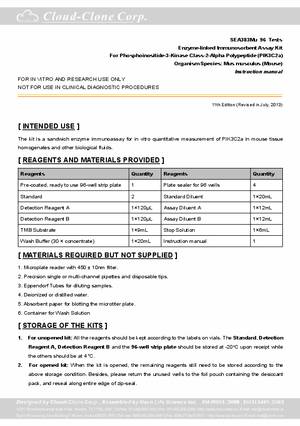 ELISA-Kit-for-Phosphoinositide-3-Kinase-Class-2-Alpha-Polypeptide-(PIK3C2a)-E90383Mu.pdf