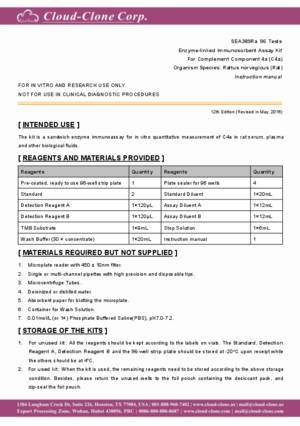 ELISA-Kit-for-Complement-Component-4a-(C4a)-SEA389Ra.pdf