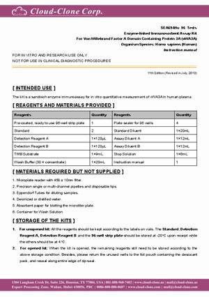 ELISA-Kit-for-Von-Willebrand-Factor-A-Domain-Containing-Protein-3A-(vWA3A)-E90694Hu.pdf