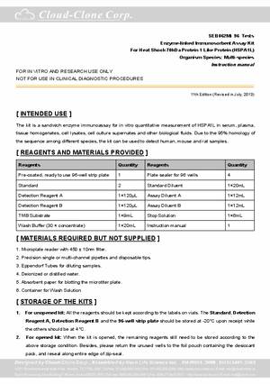 ELISA-Kit-for-Heat-Shock-70kDa-Protein-1-Like-Protein--HSPA1L--SEB062Mi.pdf