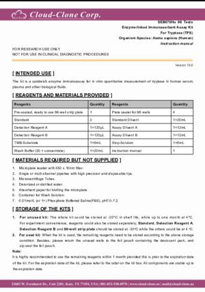 ELISA-Kit-for-Tryptase-(TPS)-SEB070Hu.pdf