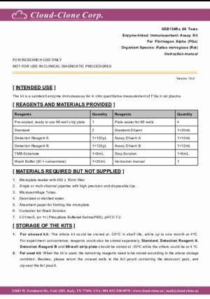 ELISA-Kit-for-Fibrinogen-Alpha-Chain-(FGA)-SEB154Ra.pdf