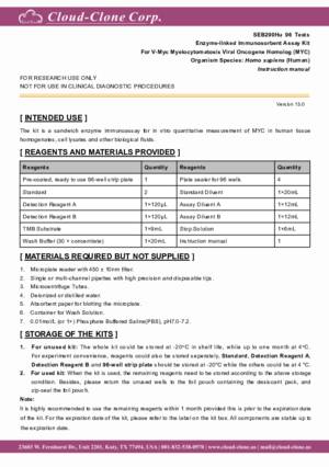 ELISA-Kit-for-V-Myc-Myelocytomatosis-Viral-Oncogene-Homolog-(MYC)-SEB290Hu.pdf