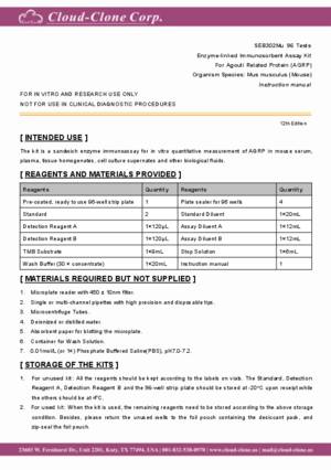 ELISA-Kit-for-Agouti-Related-Protein-(AGRP)-SEB302Mu.pdf