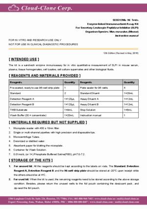 ELISA-Kit-for-Secretory-Leukocyte-Peptidase-Inhibitor-(SLPI)-SEB312Mu.pdf