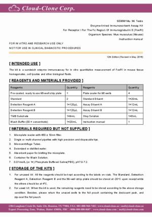 ELISA-Kit-for-Receptor-I-For-The-Fc-Region-Of-Immunoglobulin-E-(FceRI)-SEB581Mu.pdf