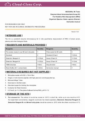 ELISA-Kit-for-Histidine-Rich-Glycoprotein-(HRG)-SEC534Hu.pdf