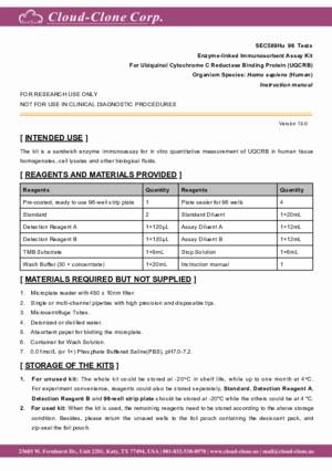 ELISA-Kit-for-Ubiquinol-Cytochrome-C-Reductase-Binding-Protein-(UQCRB)-SEC589Hu.pdf