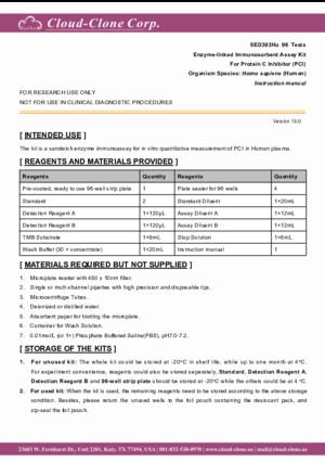 ELISA-Kit-for-Protein-C-Inhibitor-(PCI)-SED393Hu.pdf