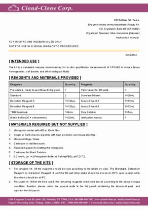 ELISA-Kit-for-Crystallin-Beta-B2-(CRYbB2)-SEF346Mu.pdf