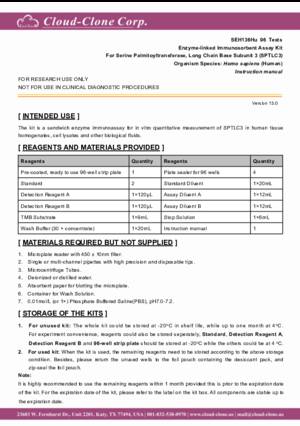 ELISA-Kit-for-Serine-Palmitoyltransferase--Long-Chain-Base-Subunit-3-(SPTLC3)-SEH136Hu.pdf