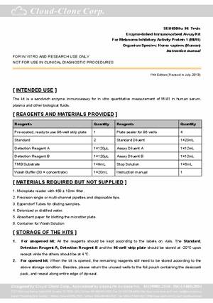 ELISA-Kit-for-Melanoma-Inhibitory-Activity-Protein-1-(MIA1)-E97650Hu.pdf