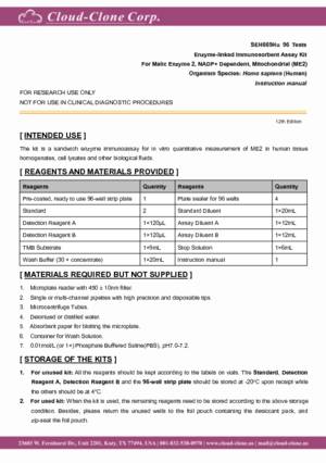 ELISA-Kit-for-Malic-Enzyme-2--NADP--Dependent--Mitochondrial-(ME2)-SEH669Hu.pdf