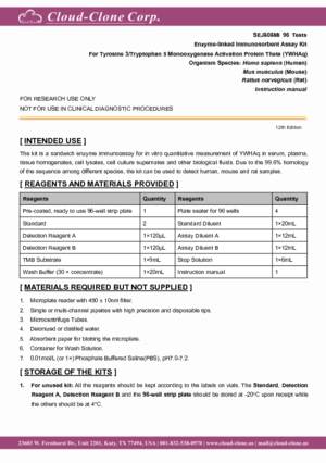 ELISA-Kit-for-Tyrosine-3-Tryptophan-5-Monooxygenase-Activation-Protein-Theta-(YWHAq)-SEJ808Mi.pdf