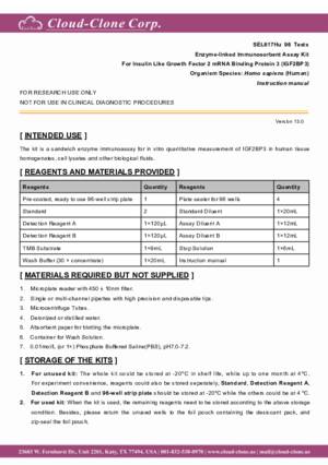 ELISA-Kit-for-Insulin-Like-Growth-Factor-2-mRNA-Binding-Protein-3-(IGF2BP3)-SEL617Hu.pdf