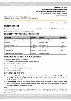 ELISA-Kit-for-Secreted-Ly6-uPAR-Related-Protein-1--SLURP1--SEM240Hu.pdf