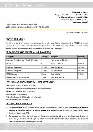 ELISA-Kit-for-Ribosomal-Protein-L23A--RPL23A--SEP643Mi.pdf